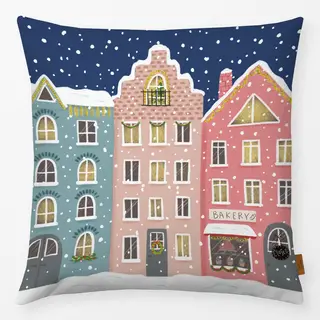 Kissen Winterstadt