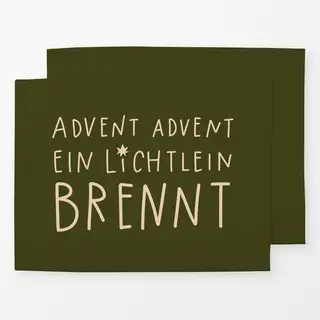 Tischset Grün