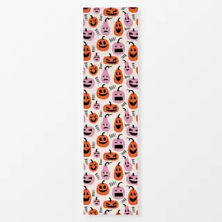 Tischläufer Halloween Kürbisse Boo
