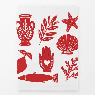 Geschirrtücher Red