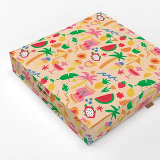 Bodenkissen Peach