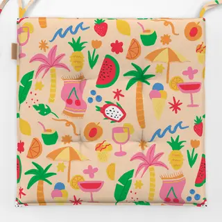 Sitzkissen Peach