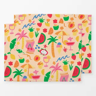 Tischset Peach