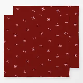 Servietten Bordeaux rosa