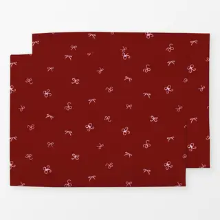 Tischset Bordeaux rosa
