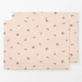 Tischset beige bordeaux