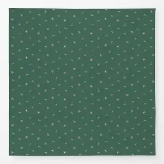 Tischdecke grün rosa
