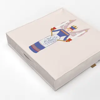 Bodenkissen Beige