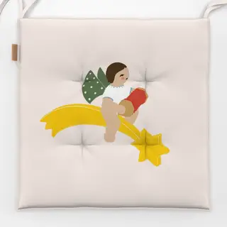 Sitzkissen Beige