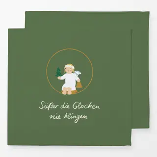 Servietten Engel im Ring Typo