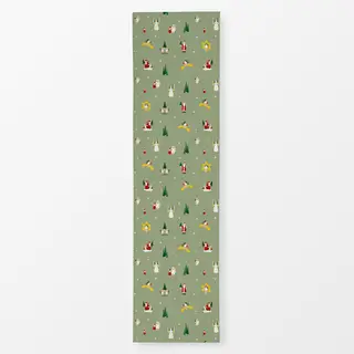 Tischläufer Figuren Muster Weihnachten