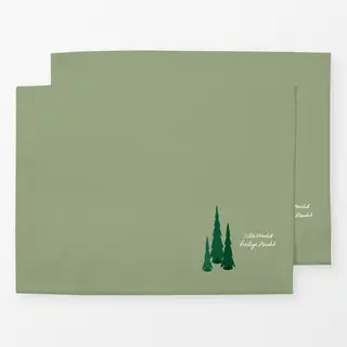 Tischset Tannenbäume Stille Nacht