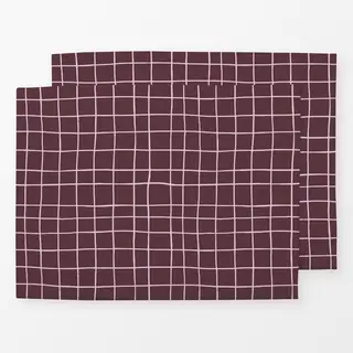 Tischset Burgund