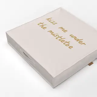 Bodenkissen Beige Gelb