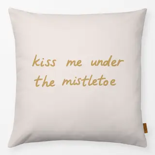 Kissen Beige Gelb