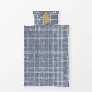 Bettwäsche Blau Gelb