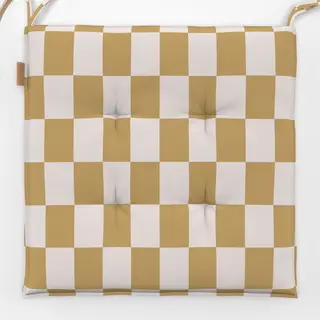 Sitzkissen Gelb Beige