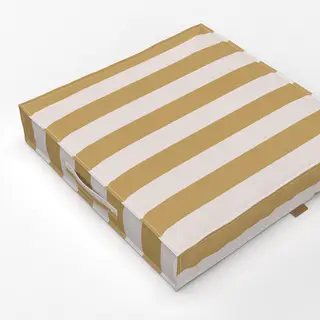 Bodenkissen Beige Gelb