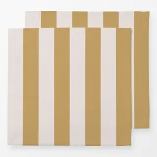Servietten Beige Gelb