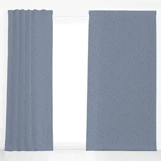 Dekovorhang Blau