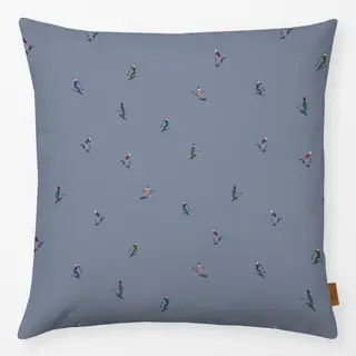 Kissen Blau