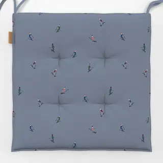 Sitzkissen Blau