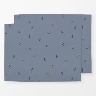 Tischset Blau