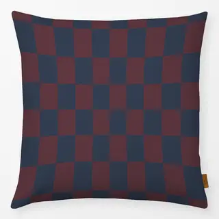 Kissen Blau Burgund
