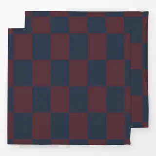 Servietten Blau Burgund
