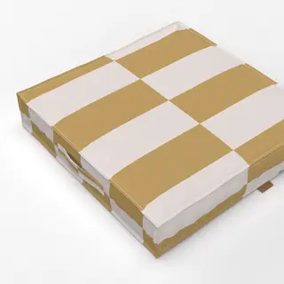 Bodenkissen Beige Gelb