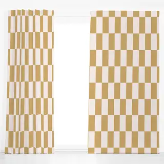 Dekovorhang Beige Gelb