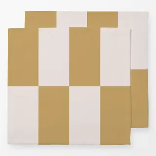Servietten Beige Gelb