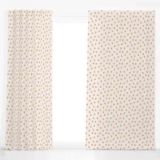 Dekovorhang Beige Gelb