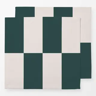 Servietten Grün Beige
