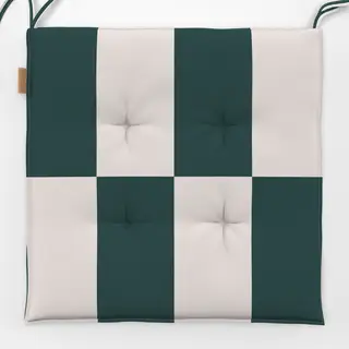 Sitzkissen Grün Beige