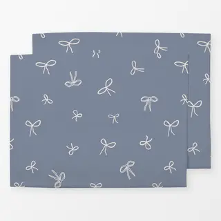Tischset Hellblau