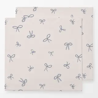 Servietten Beige Hellblau