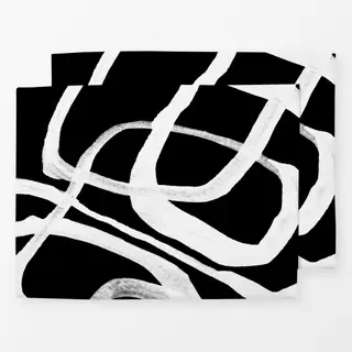 Tischset White lines