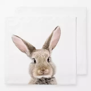 Servietten Baby Hase