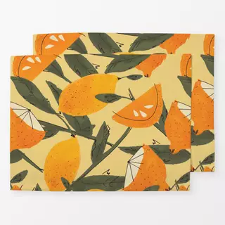 Tischset Orange zoom