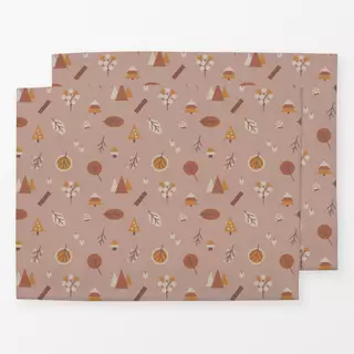 Tischset Scandinavian Autumn Forest