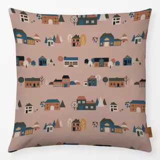 Kissen Scandinavian Autumn Houses