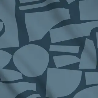 Meterware blau
