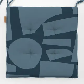 Sitzkissen blau