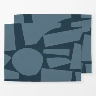 Tischset blau