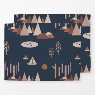 Tischset Scandinavian Autumn Land