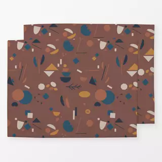 Tischset Scandinavian Autumn Colorful 2