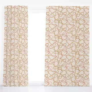 Dekovorhang Scribbled Pattern 20