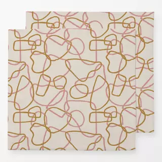 Servietten Scribbled Pattern 20