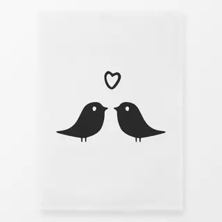 Geschirrtücher Vogel Liebe